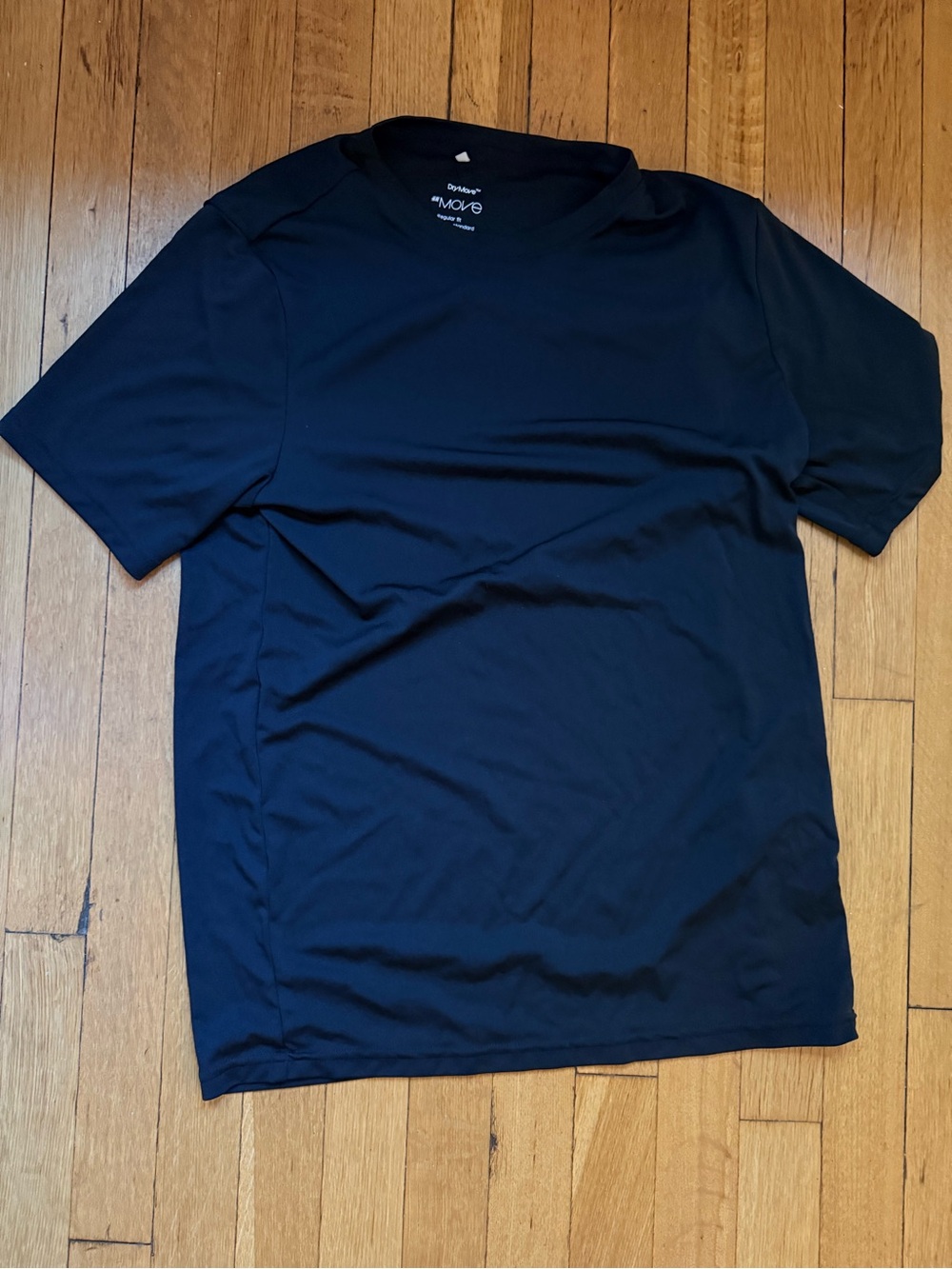 H&M Black Short Sleeve Crew Neck Performance Tee
